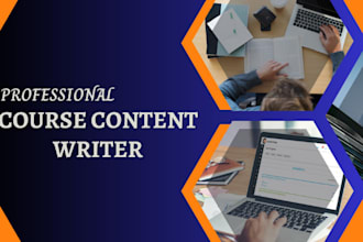 do online course content writing training manual beauty fashion skin care