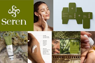 create feminine, bold and playful minimalist logo design