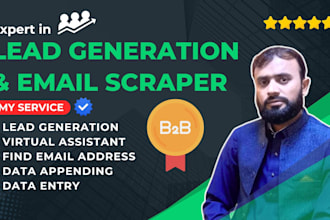 do targeted email list building b2b leads generation web research