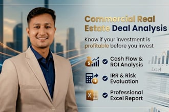 underwrite commercial real estate property and tell if its profitable or risky