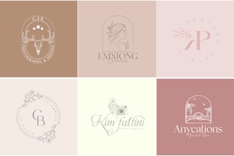 design etsy custom hand drawn logo in 24 hours