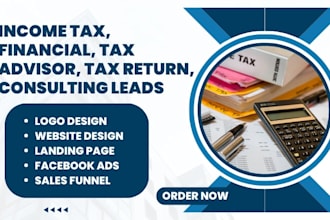 generate income tax, financial advisor tax advisor tax return consulting leads