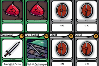 design homebrew item cards