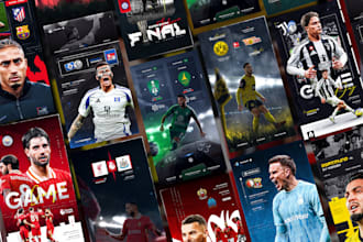 design match day poster, football poster , sports poster
