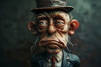 create political and editorial character