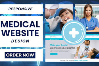 design healthcare, medical, clinic, doctor, hospital, dental, home care website