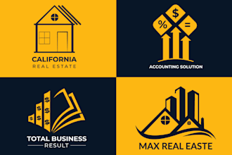 design real estate, accounting, consulting logo for you