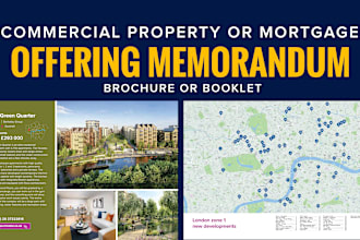 do commercial property or mortgage offering memorandum brochures, booklet