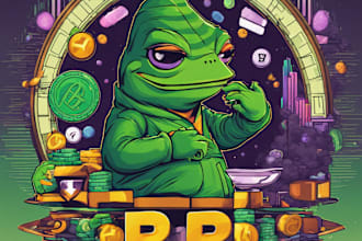 draw crypto art funny meme nft crypto art dank meme wojak pepe art token logo