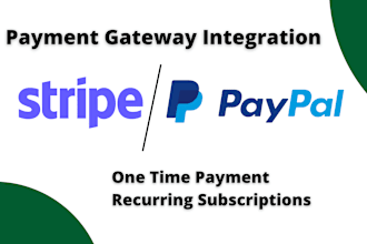 integrate paypal or stripe payment gateway in PHP website