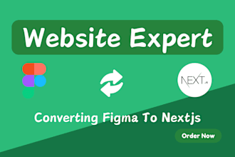 convert figma to next js website development, hire next js developer