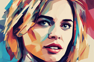 create a amazing wpap pop art portrait