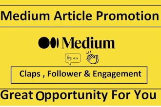 do viral promotion on your medium articles