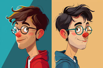 do a cartoon portrait
