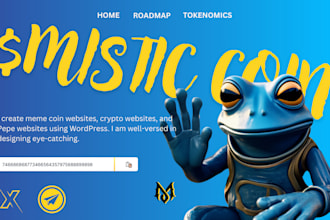meme coin website crypto website meme website memecoin landing page