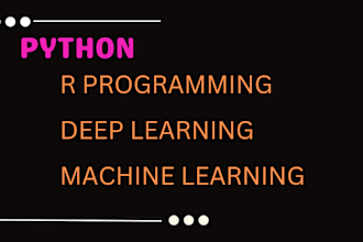 do machine learning and deep learning tasks with python and r programming