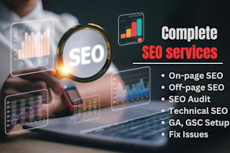 be an SEO specialist for your wordpress, wix and shopify website