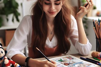 draw a comic or manga for you