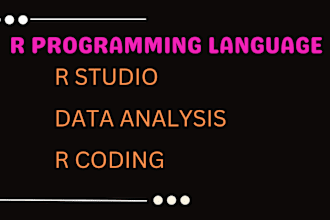 r studio coding, r programming language, machine learning and data analysis