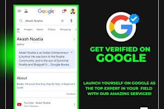 create permanent google knowledge panel for person