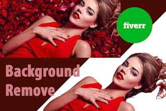do background removal of images with transparent or white