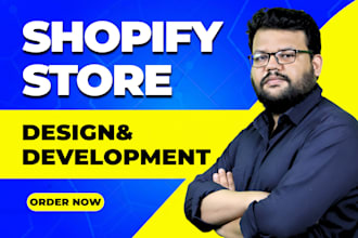 build shopify store or dropshipping ecommerce store, shopify website