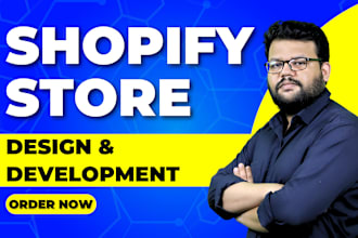 build shopify store or dropshipping ecommerce store, shopify website