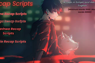 engaging manhwa and manga script for youtube and tiktok