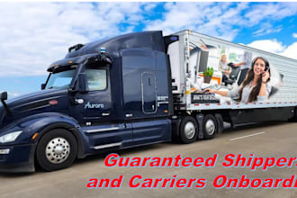guaranteed shippers onboard for USA freight brokers