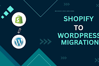 move,transfer or migrate shopify to wordpress