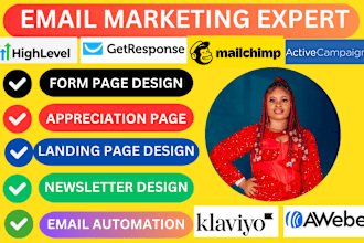 do mailchimp email marketing campaign, email automation, email newsletter design