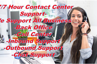 be a call center inbound and outbound, bookkeeping, accounting agent