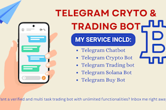 develop telegram trading bot, solana bot, telegram crypto bot, crypto bot