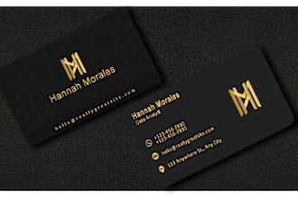 do unique and modern business card design