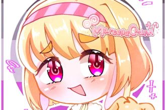 draw you chibi ych with pride flag and pet