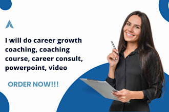 do career growth coaching, coaching course, career consult, powerpoint, video