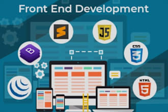 build website using html css react js python django