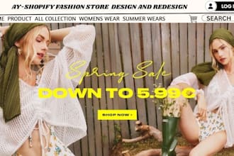 build shopify store design shopify store redesign shopify website design store