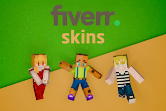 make best custom minecraft skin for you
