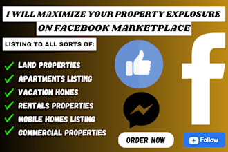 sell your property real estate apartment product listed on facebook marketplace