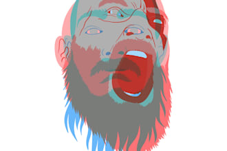 create custom anaglyph portraiture art from your photos