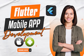 do flutter mobile app development as android and ios app developer
