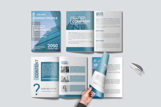create company profile, brochure design, proposal, annual report, catalog design