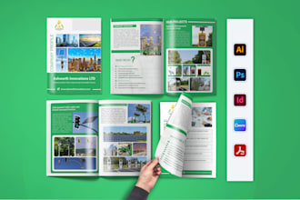 create company profile, brochure , annual report, and catalog design