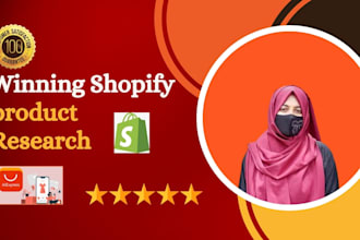 create dropshipping  shopify winning product research