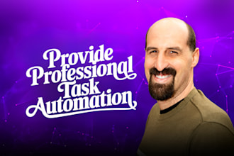 provide professional task automation with custom scripts