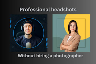 make custom ai headshot for linkedin, instagram, facebook, tiktok , or website