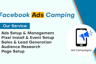 do set up your facebook ads camping  and fb manager