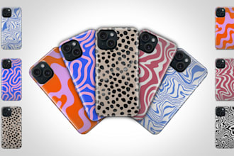 create trendy phone case designs in 3 hours