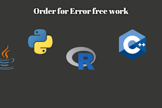 do python java cpp and r programming projects